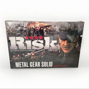 NEW Risk Metal Gear Solid Tactical Espionage Action Board Game Collector Edition